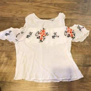 Cold shoulder blouse